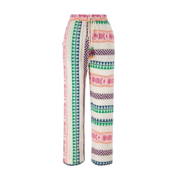 FARM Rio Multicolor Patterned Straight Leg Pants - Picture 13 of 13